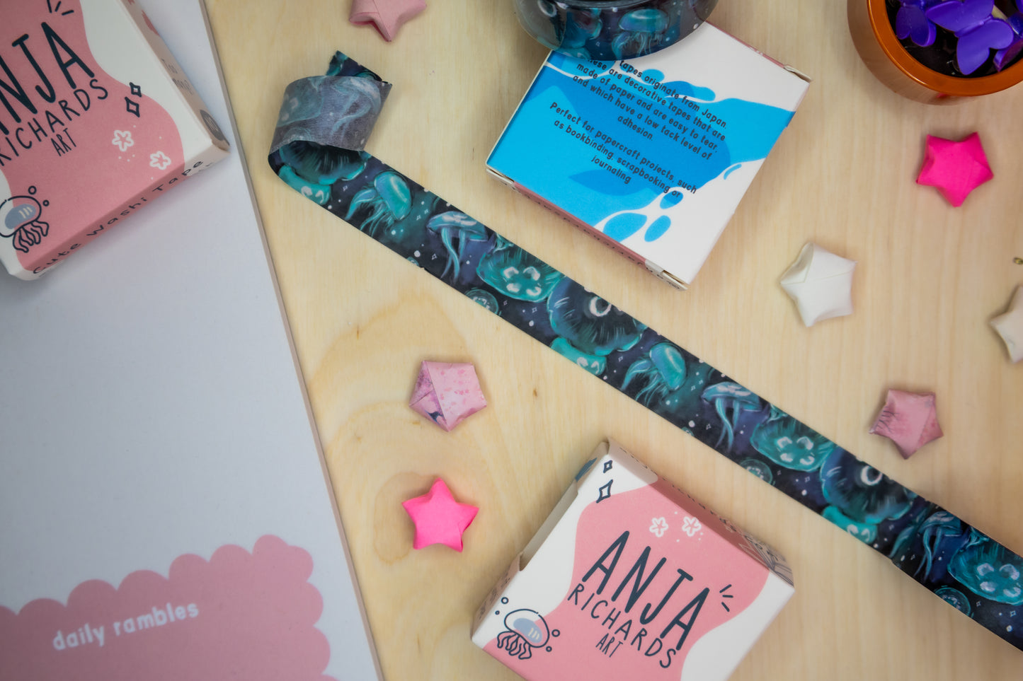 Jellyfish Watercolour Washi Tape