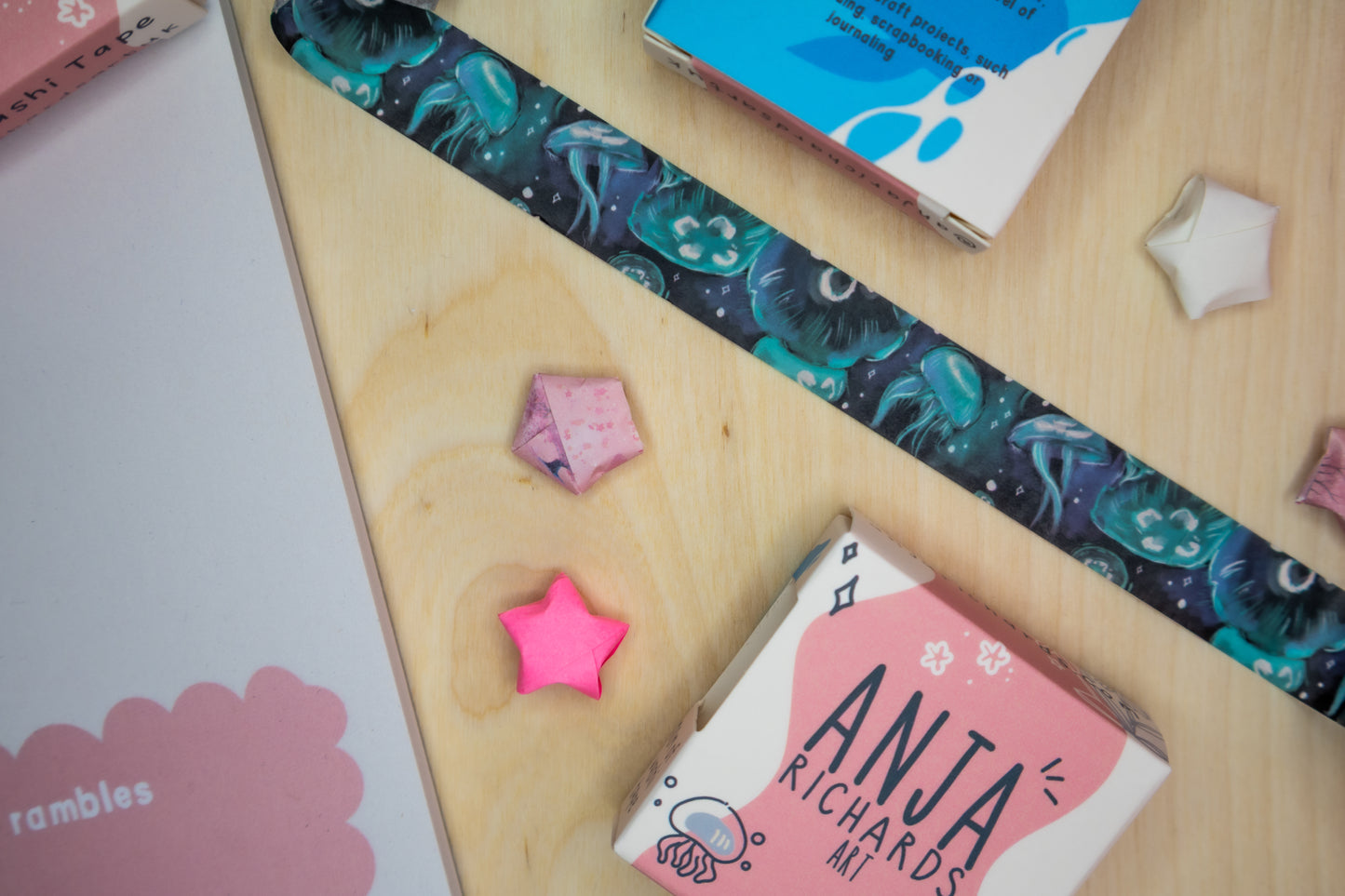 Jellyfish Watercolour Washi Tape