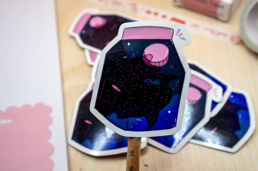 Carton Whale Shark Sticker