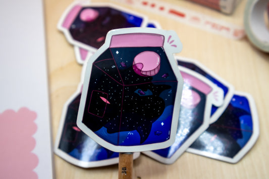 Carton Whale Shark Sticker