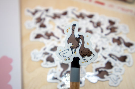 Geese & Duck Sticker