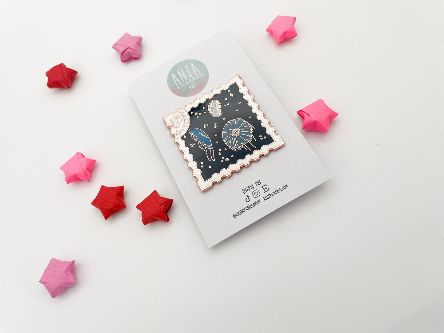 Jellyfish Stamp Pin