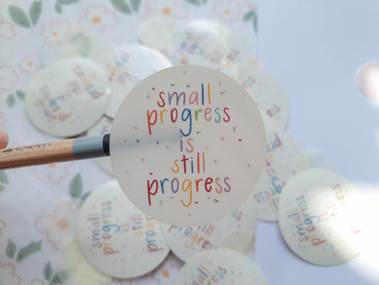 Small Progress is Still Progress Sticker