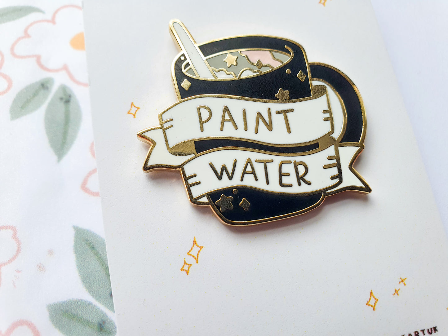 Paint Water Enamel Pin