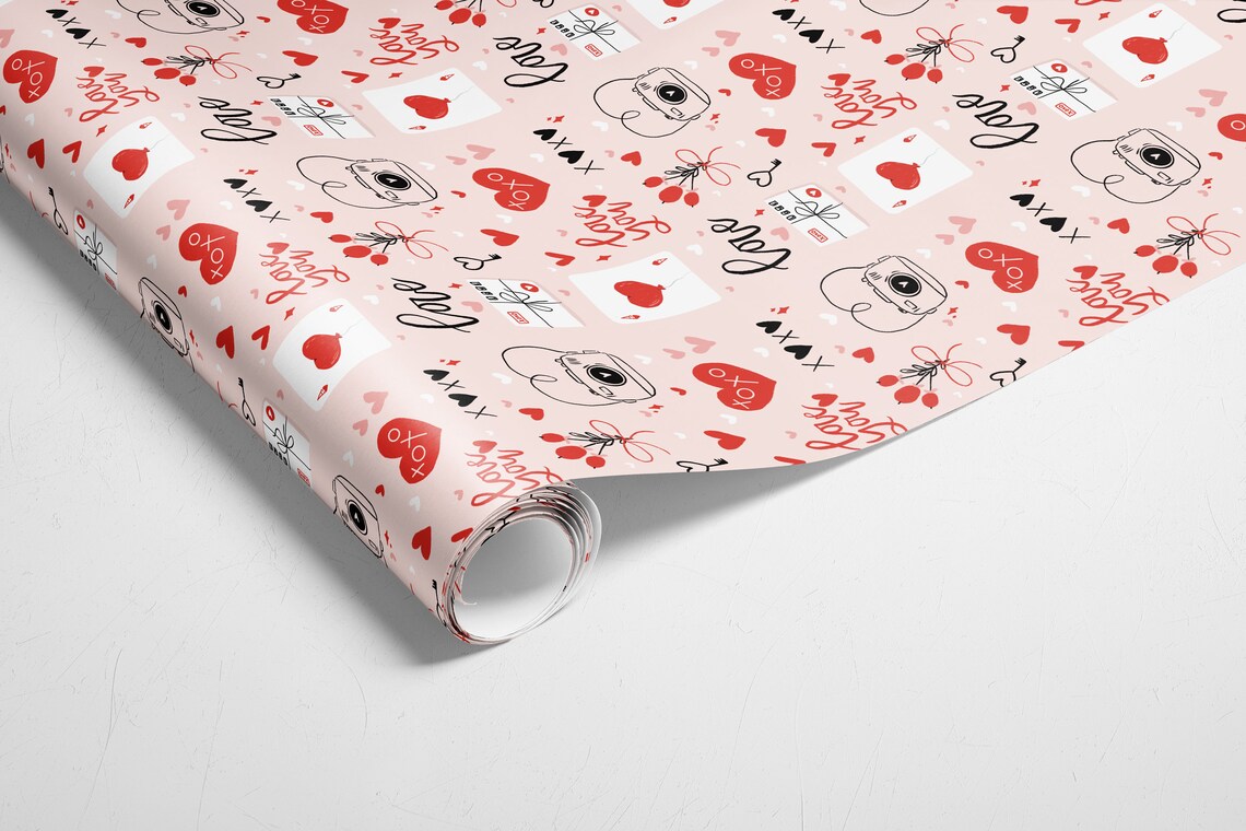 Valentines Wrapping Paper
